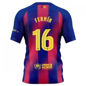 Virallinen pelipaita FC Barcelona Fermin 16 Koti 2025-26 Lyhythihainen - Miesten